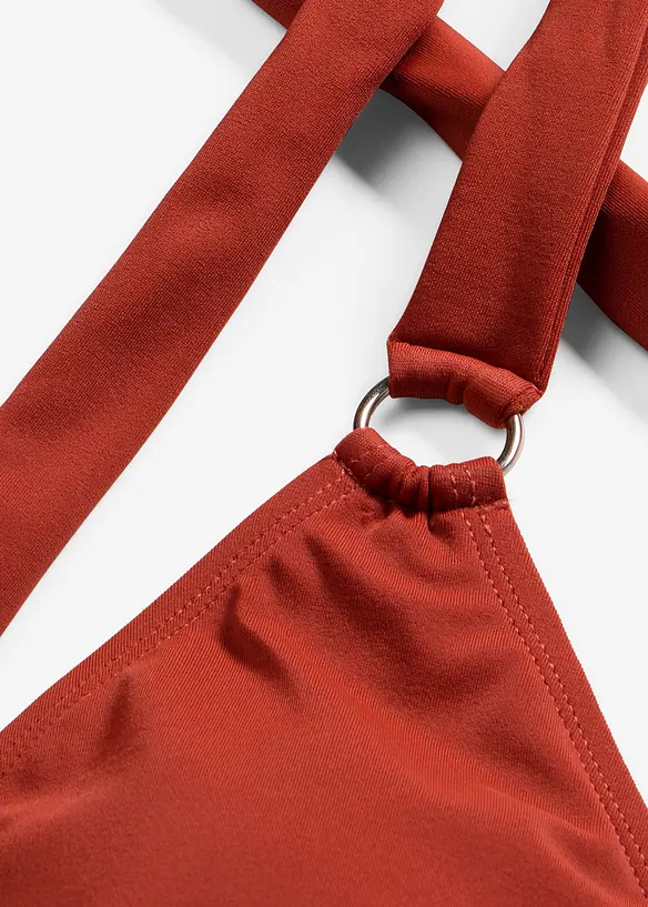 Halterneckbikini med ringar (2 delar), bonprix