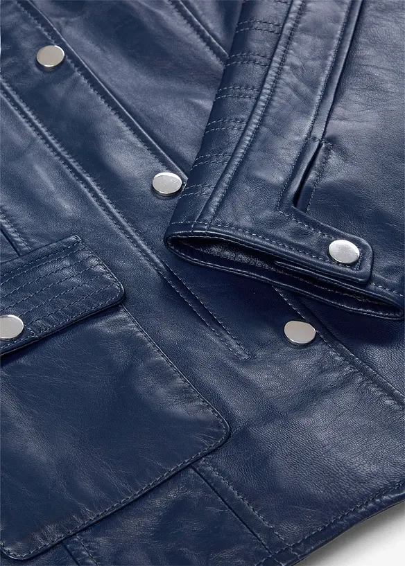 Skinnjacka i lammnappa, bonprix