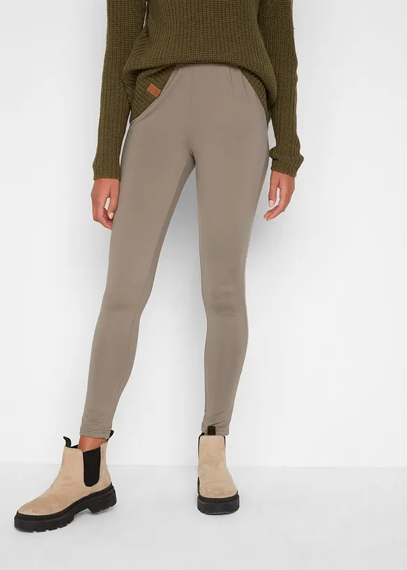 Termoleggings med res&aring;rmidja, bonprix