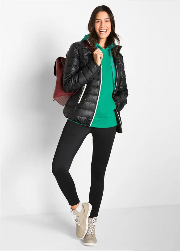 Termoleggings med res&aring;rmidja, bonprix