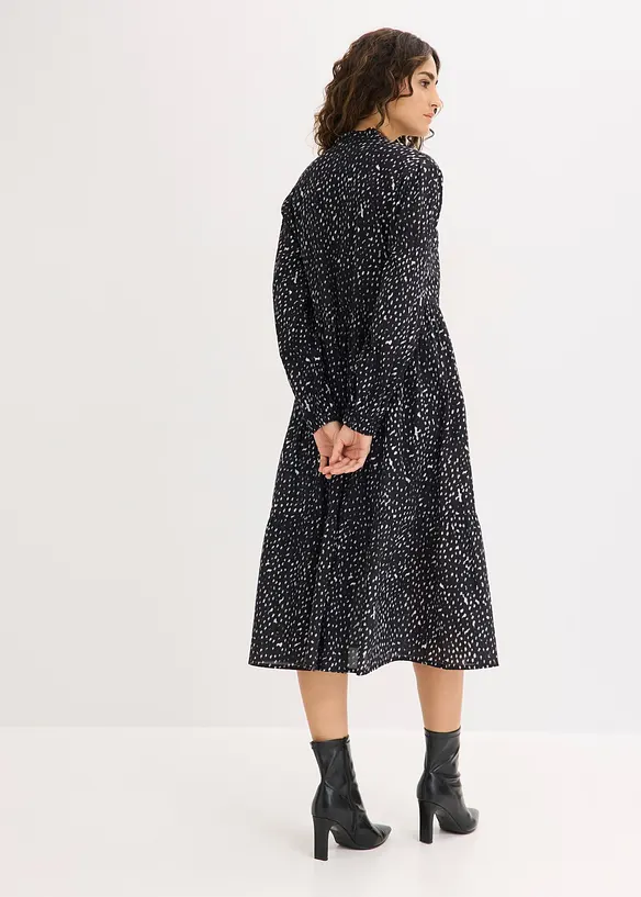 Bomullskl&auml;nning i midil&auml;ngd, bonprix