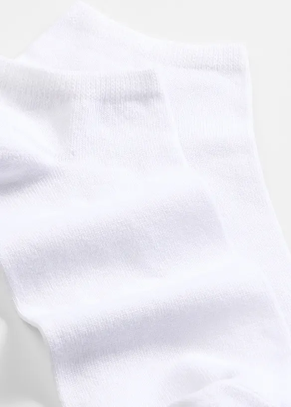 Ankelstrumpor med ekologisk bomull (8-pack), bonprix