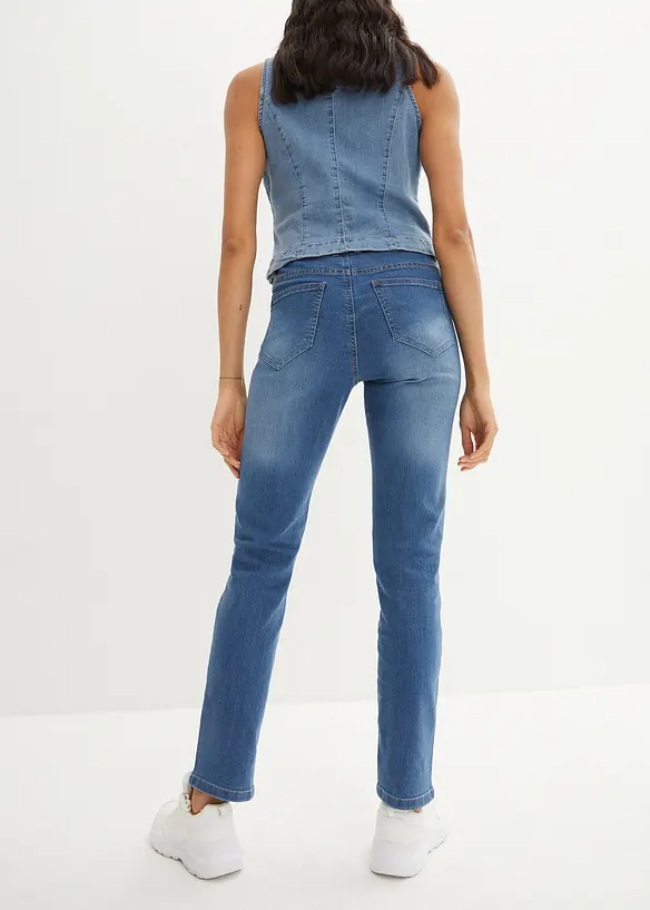 Stretchjeans Straight Mid Waist, bonprix