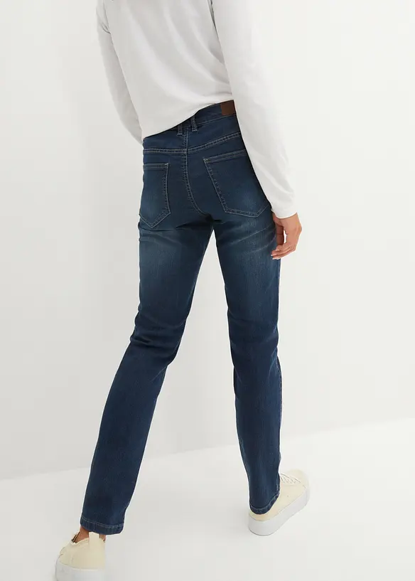 Stretchjeans Straight Mid Waist, bonprix