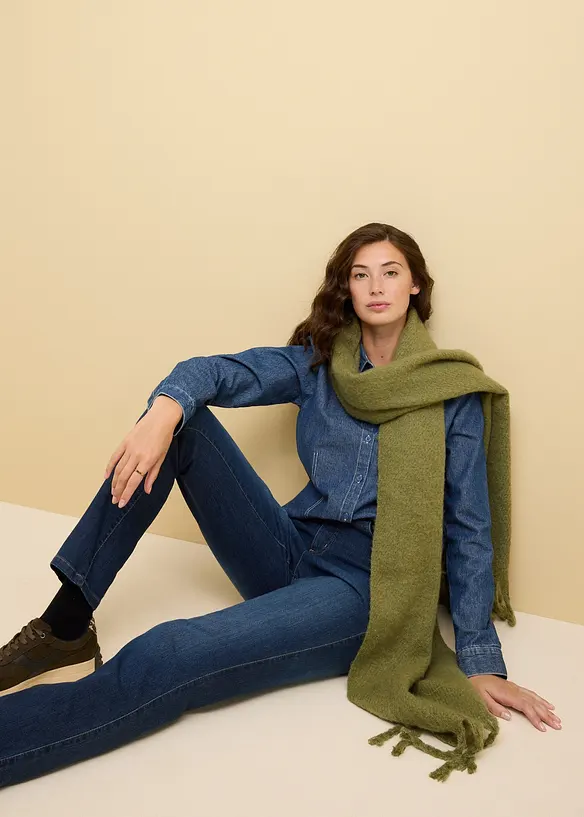 Stretchjeans Straight Mid Waist, bonprix