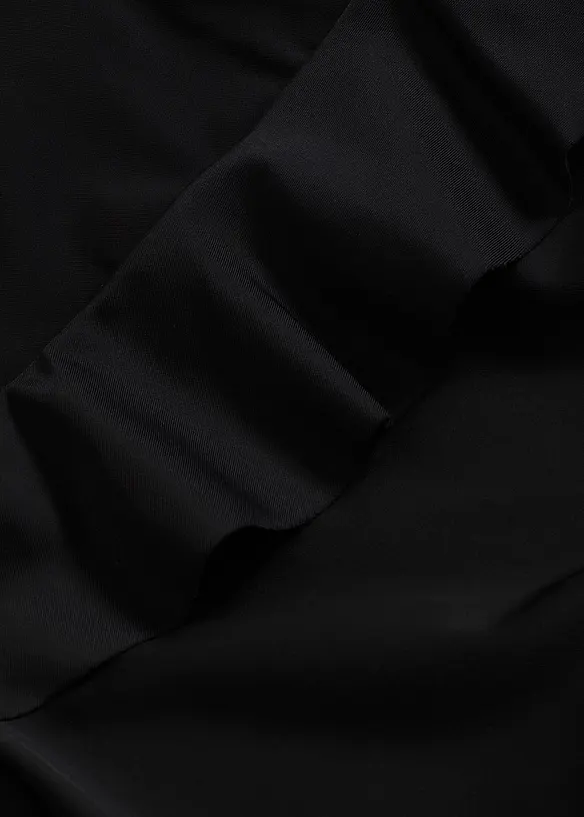 Baddr&auml;kt med ena axeln bar och volang, bonprix