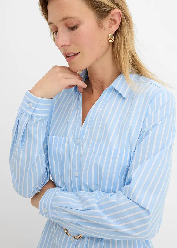 Skjortkl&auml;nning i bomull, bonprix