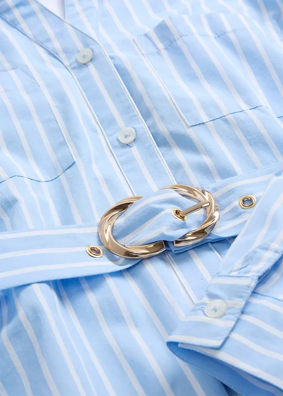 Skjortkl&auml;nning i bomull, bonprix