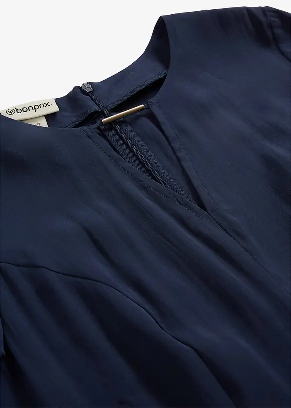 Kl&auml;nning i fintr&aring;dig viskosmix, bonprix