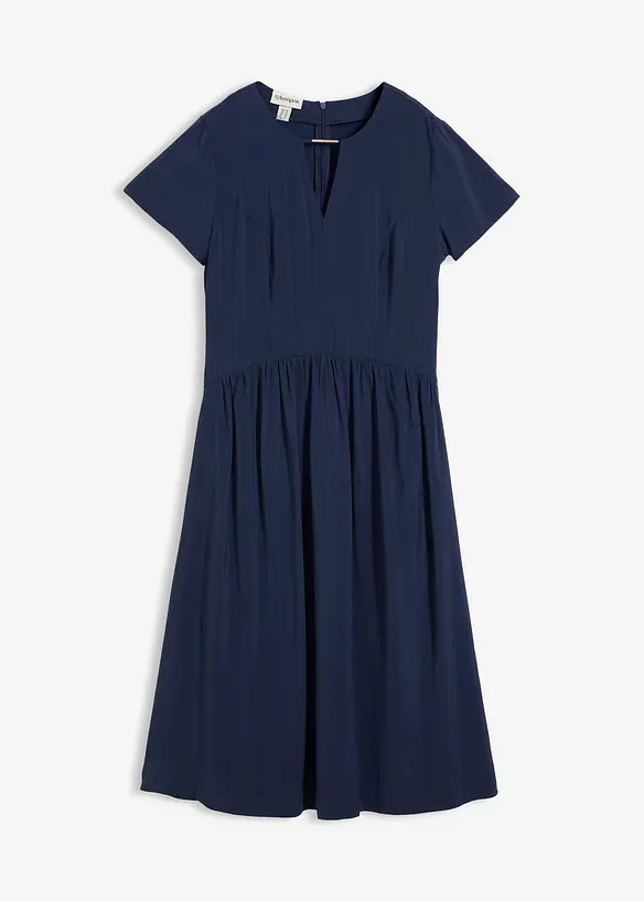 Kl&auml;nning i fintr&aring;dig viskosmix, bonprix