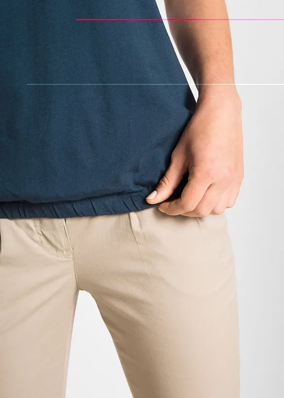 Bomullstopp, kort&auml;rmad, bonprix