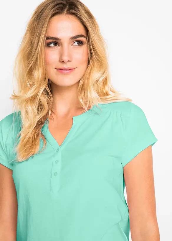 Bomullstopp, kort&auml;rmad, bonprix