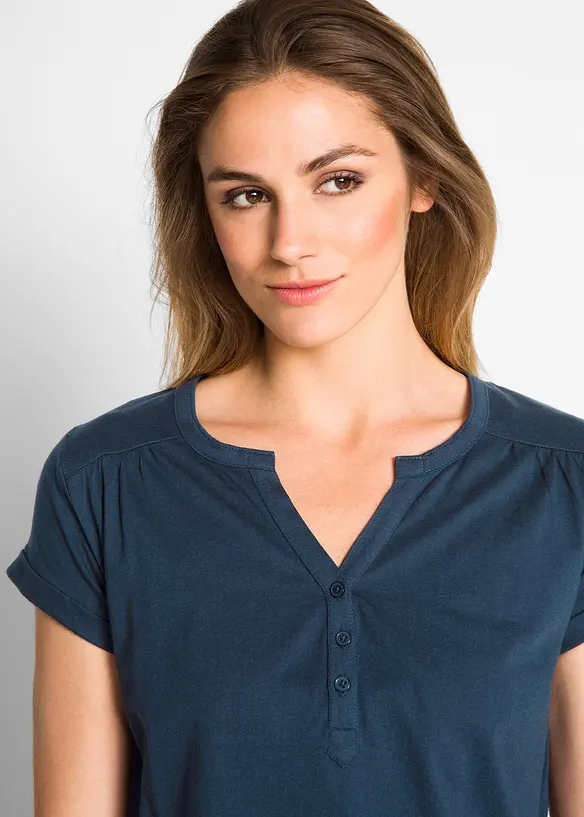 Bomullstopp, kort&auml;rmad, bonprix