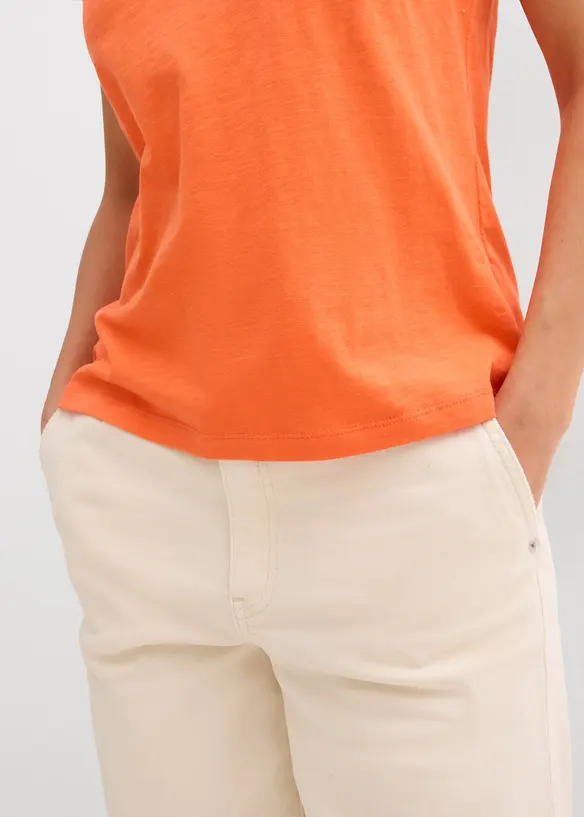 T-shirt i ren ekologisk bomull (2-pack), bonprix