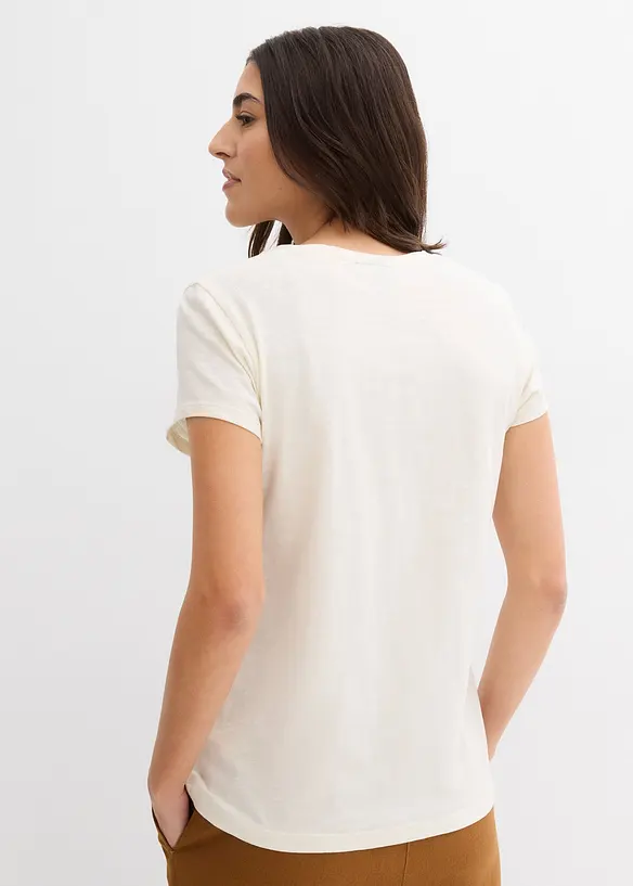 T-shirt i ren ekologisk bomull (2-pack), bonprix