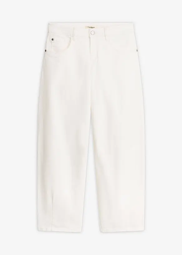 Twillbyxa av elastisk bomullsmix, bonprix