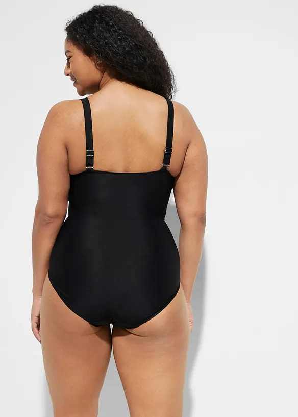 Baddr&auml;kt med medelh&ouml;g formande effekt och omlottstil, bonprix