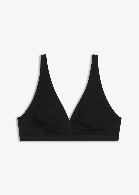 Bralette utan bygel med ekologisk bomull, bonprix