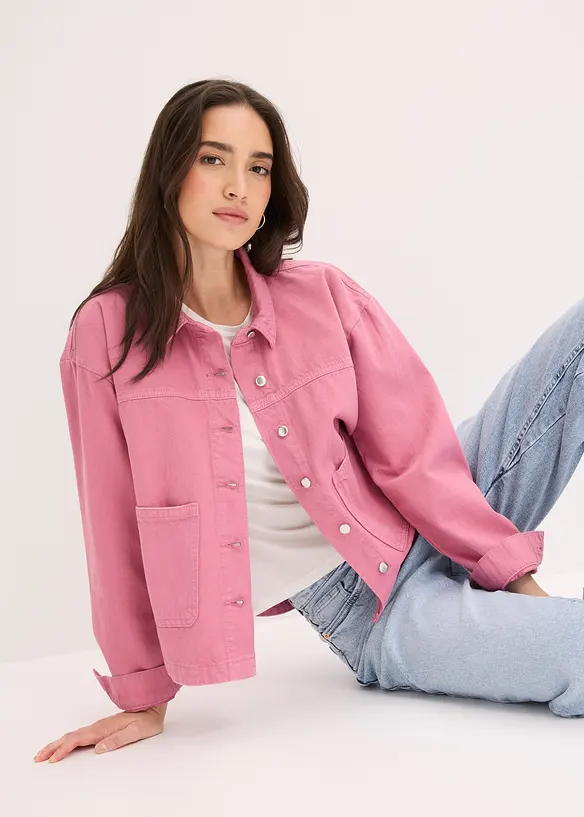 Blusjacka i ren bomull, bonprix