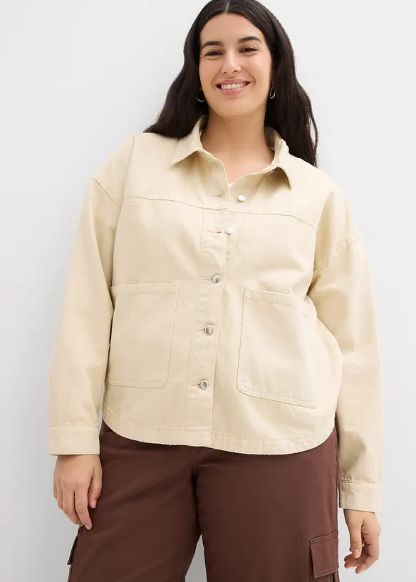 Blusjacka i ren bomull, bonprix