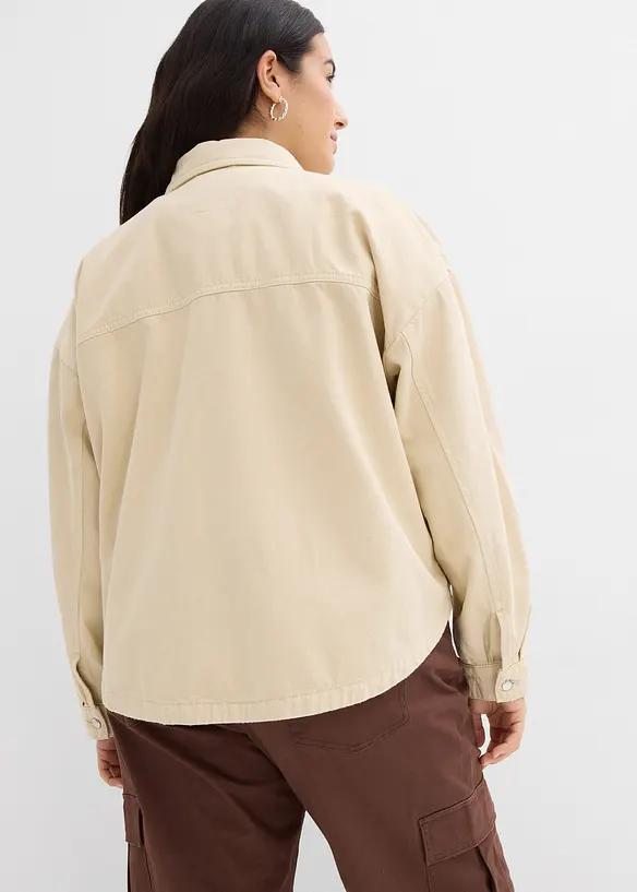 Blusjacka i ren bomull, bonprix