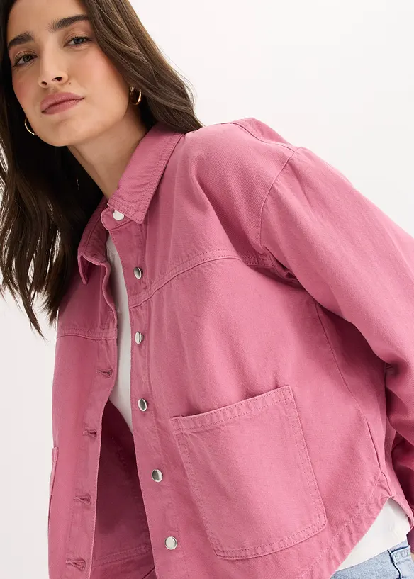 Blusjacka i ren bomull, bonprix