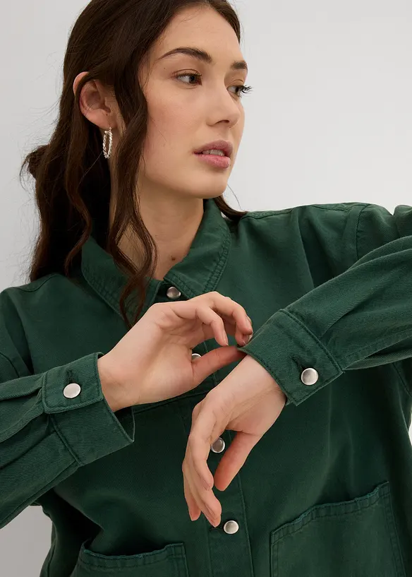 Blusjacka i ren bomull, bonprix