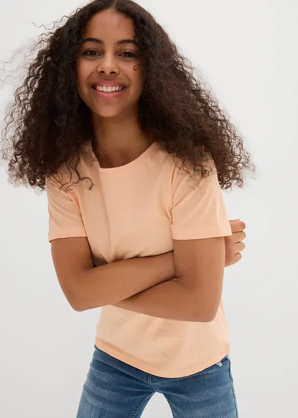 T-shirt i ekologisk bomull (3-pack), bonprix