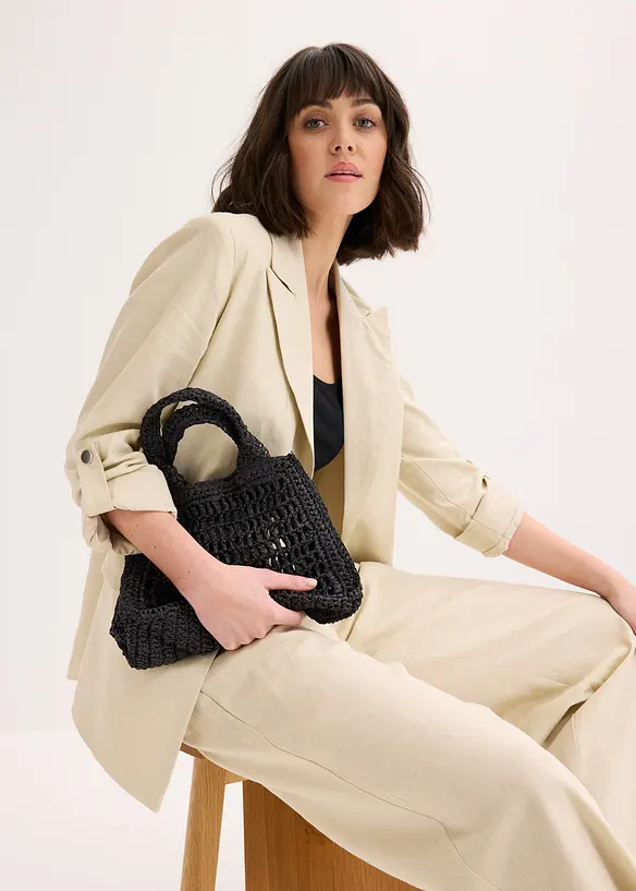 Axelremsv&auml;ska med halmlook, bonprix