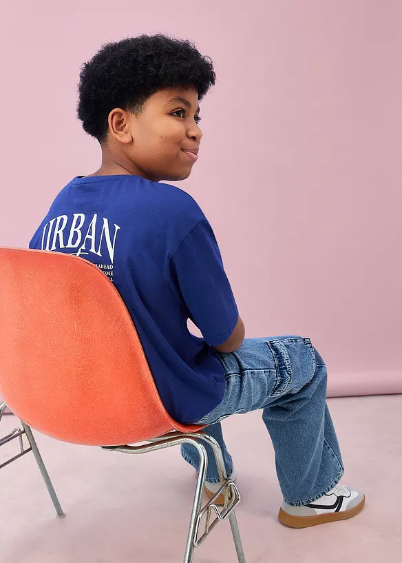 T-shirt i oversizemodell av bomull, bonprix