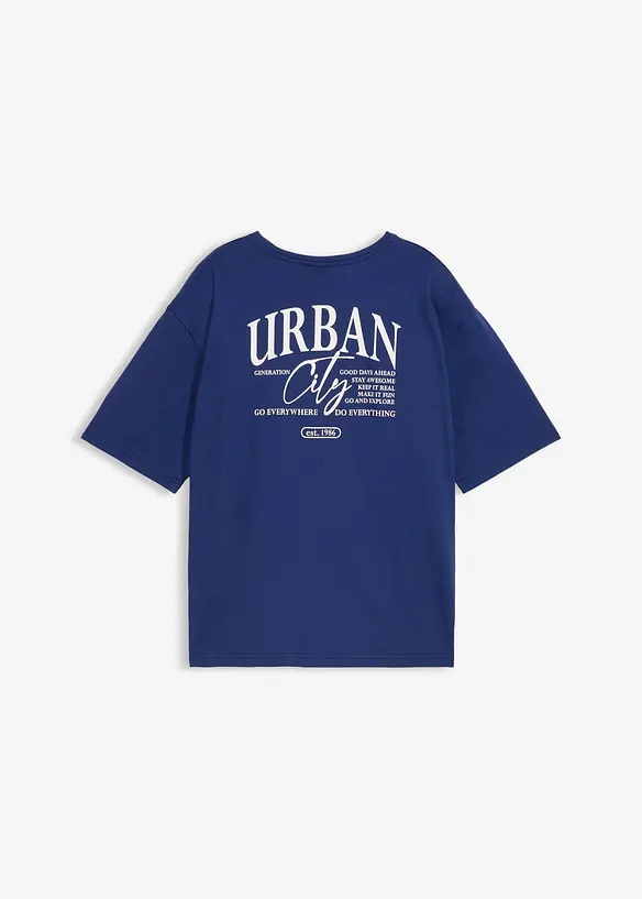 T-shirt i oversizemodell av bomull, bonprix