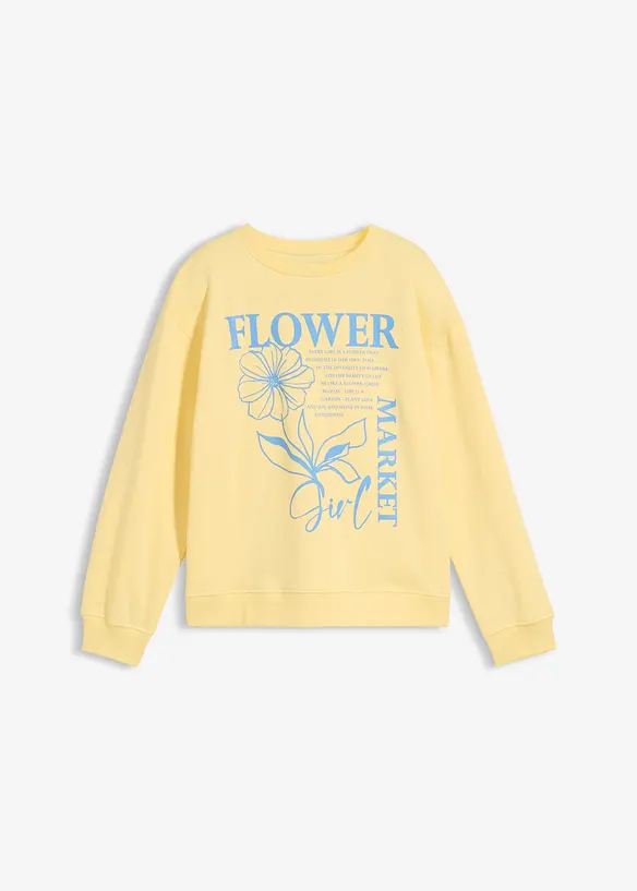 Sweatshirt i ekologisk bomull, bonprix