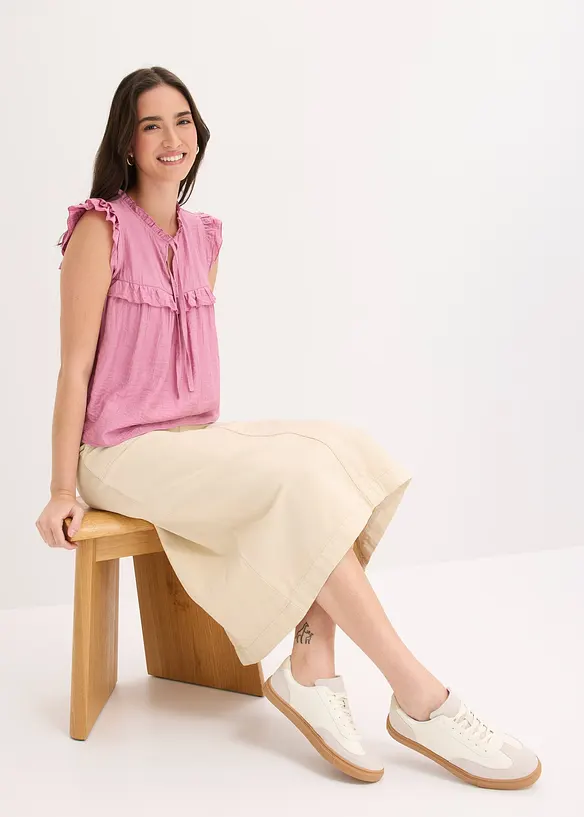 Blustopp av viskosmix, bonprix