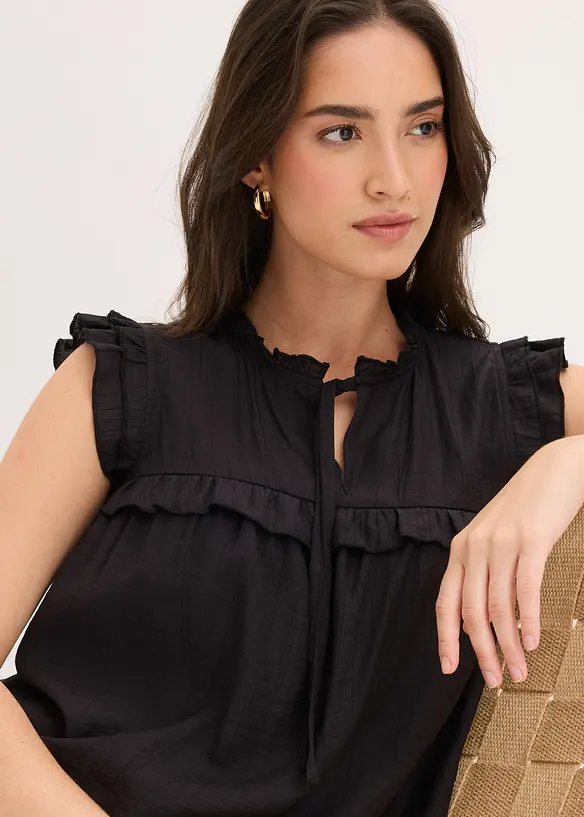 Blustopp av viskosmix, bonprix