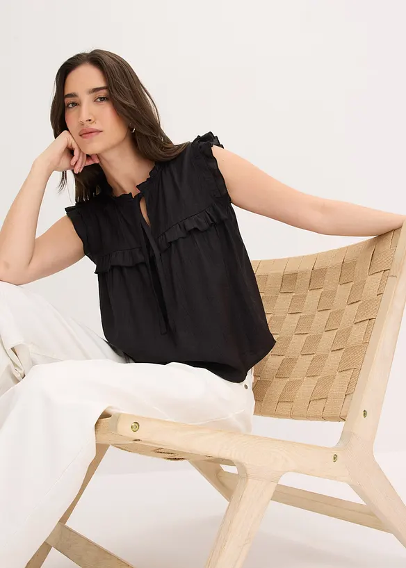 Blustopp av viskosmix, bonprix