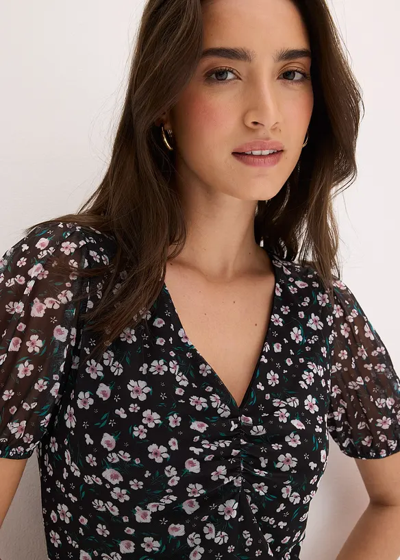 Topp med insv&auml;ngd midja, bonprix