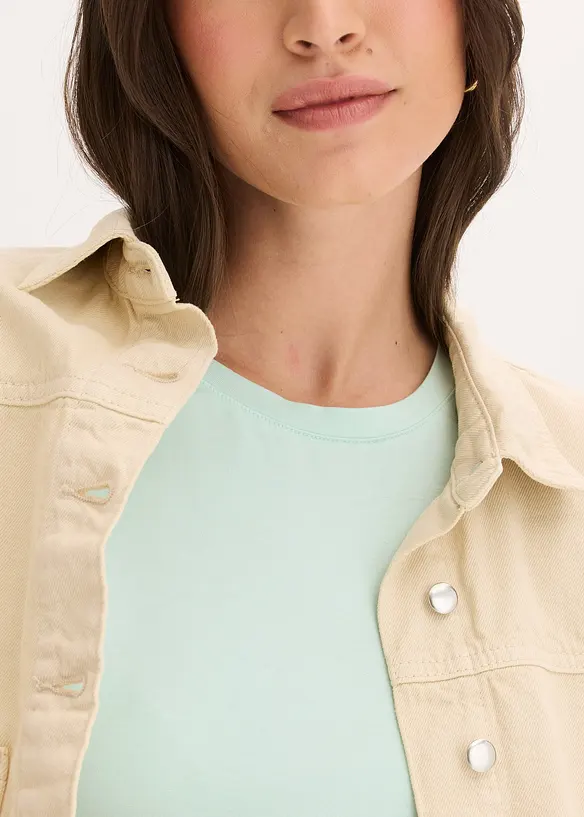 Topp av mjuk viskosmix, bonprix