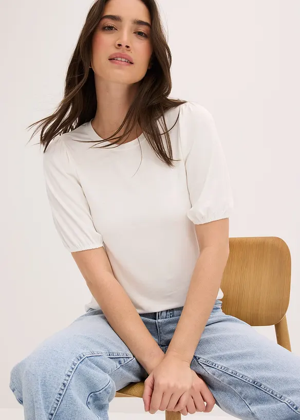 Topp av mjuk viskosmix, bonprix