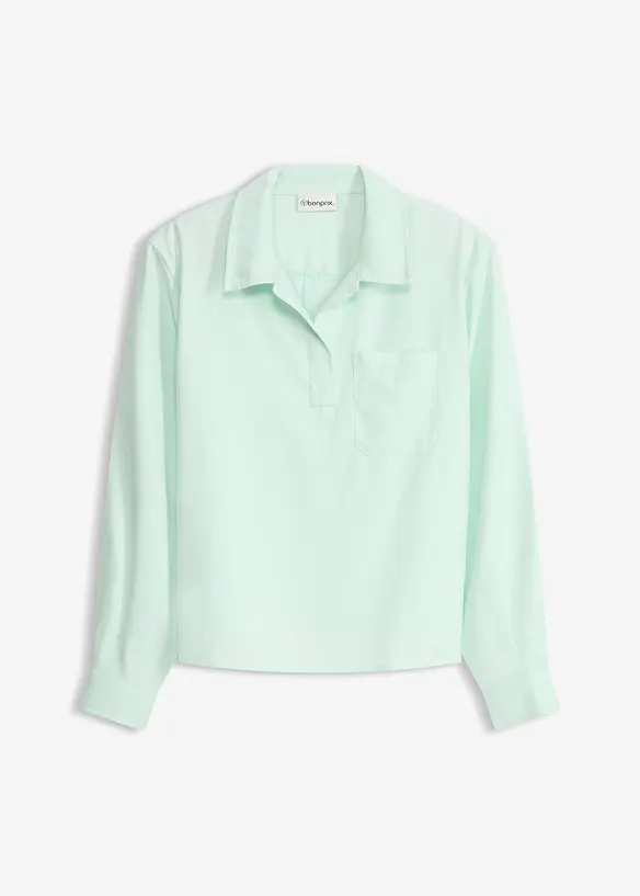 Tunika av fintr&aring;dig viskosmix, bonprix