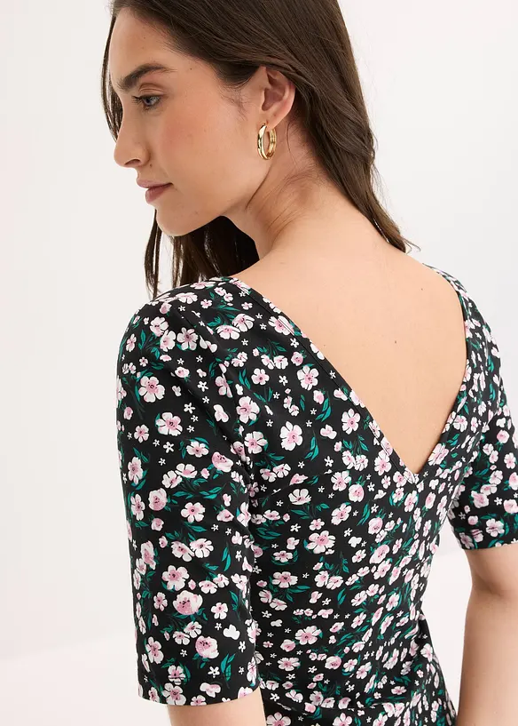 Topp i elastisk bomullsmix, bonprix