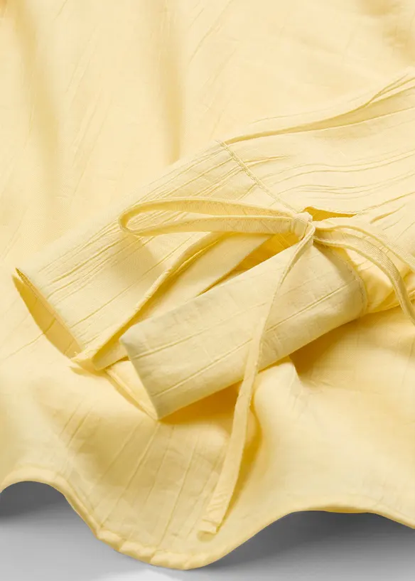 Skjortblus i mjuk viskosmix, bonprix