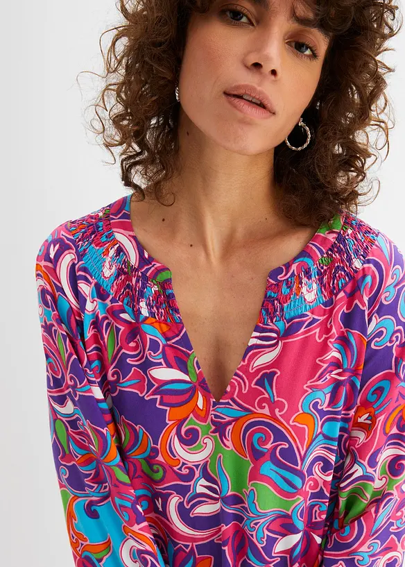 Tunikakl&auml;nning av mjuk viskos, bonprix