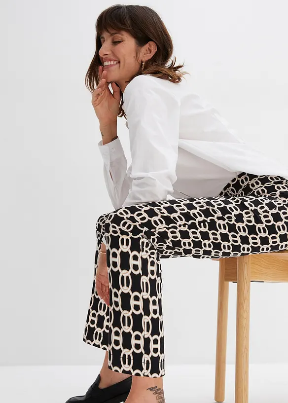 Stretchbyxa i bengalin, bonprix