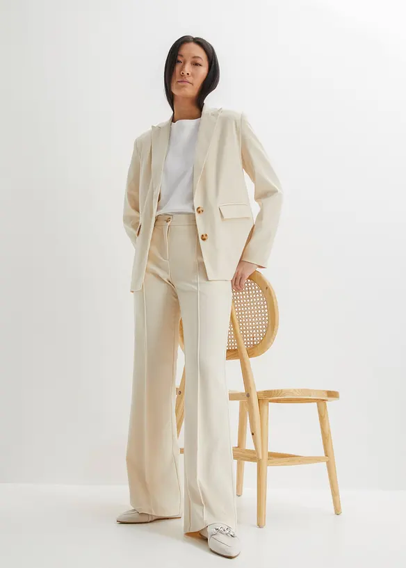Avslappnad kostymbyxa, bonprix