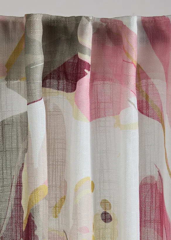 Blomm&ouml;nstrad gardin (1-pack), bonprix