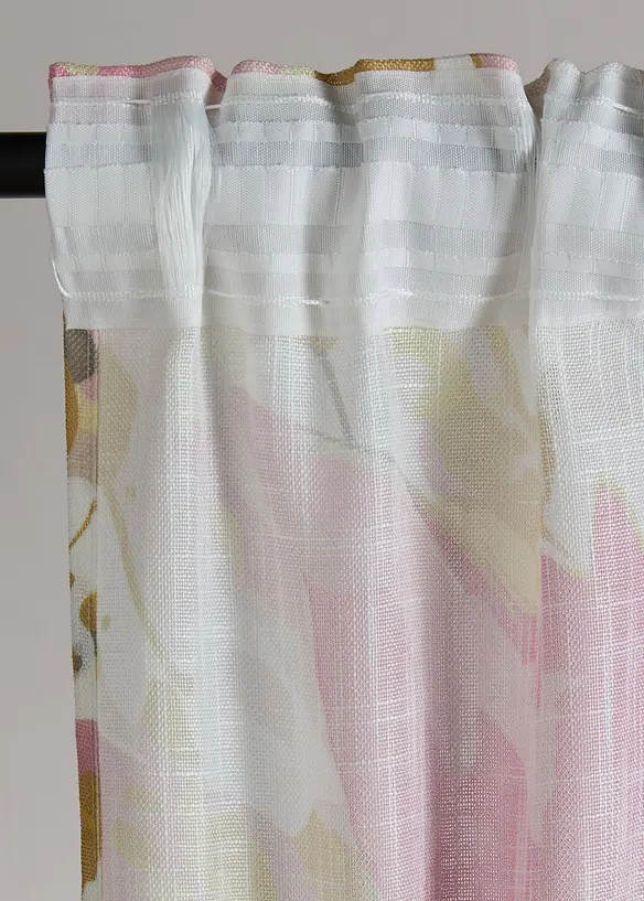 Blomm&ouml;nstrad gardin (1-pack), bonprix