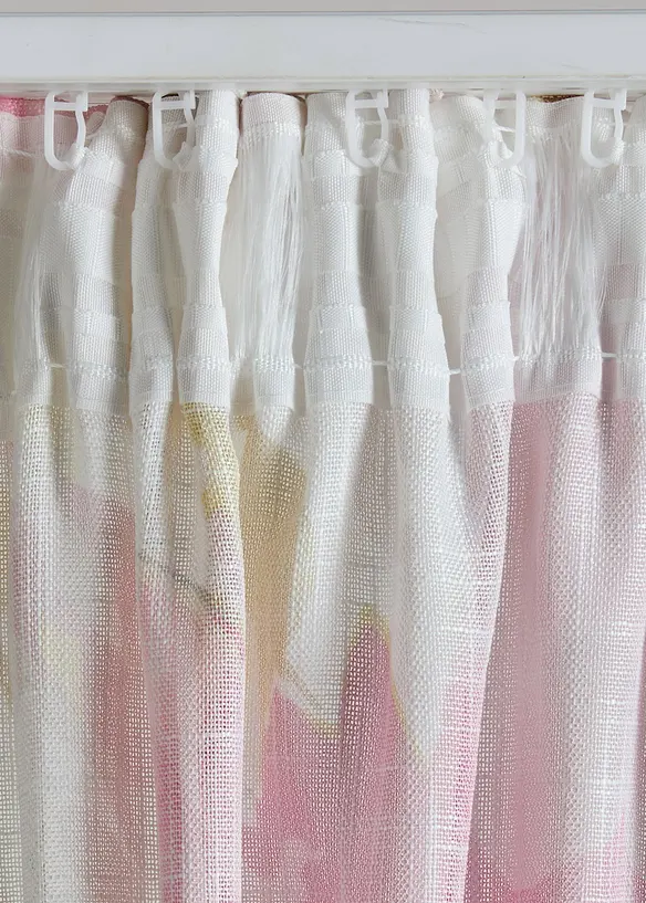 Blomm&ouml;nstrad gardin (1-pack), bonprix