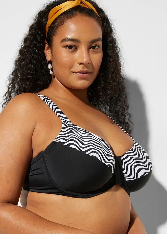 Minimizer-bikini med vadderade axelband (2 delar), bonprix