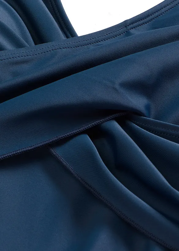 L&aring;ng tankini (2 delar) med V-ringning, bonprix