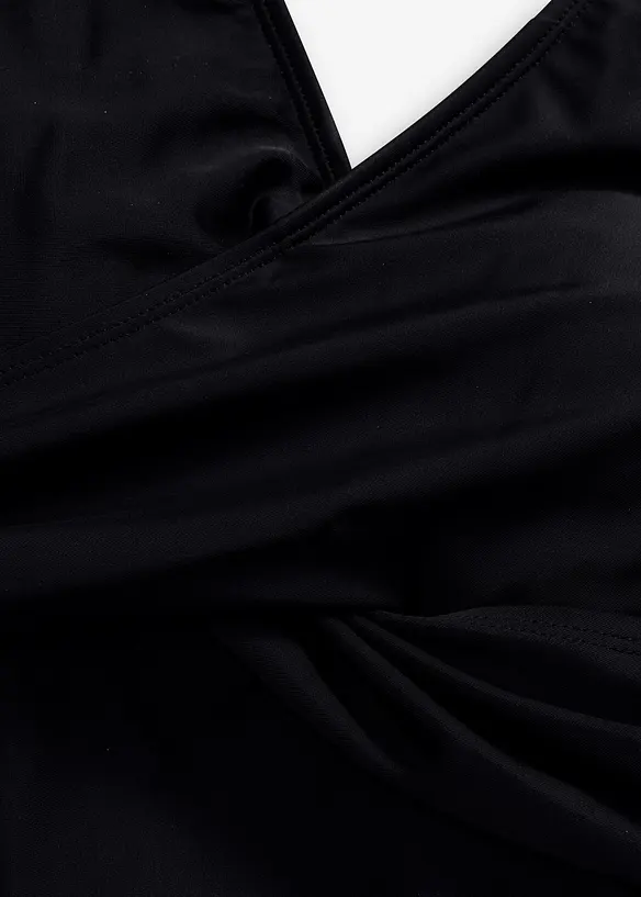 L&aring;ng tankini (2 delar) med V-ringning, bonprix